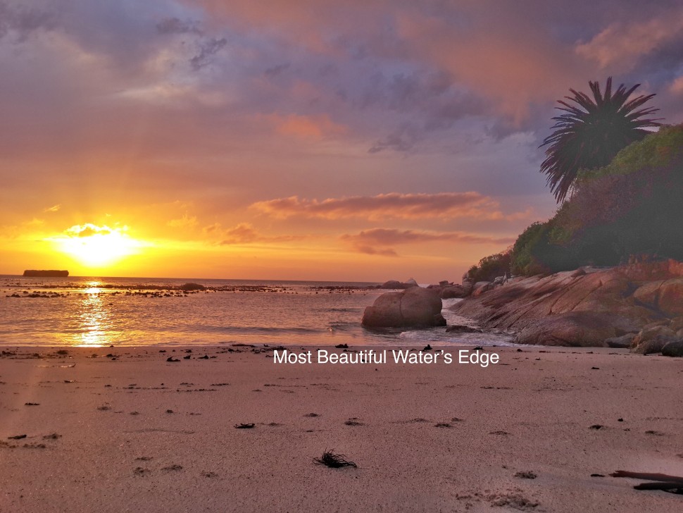 Things to do In Simonstown Waters Edge Beach at sunrise