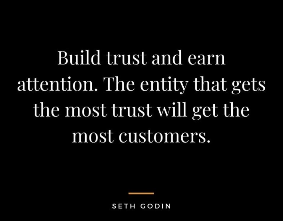 Airbnb Occupancy Increases Demand Increase Income Increases with Trust. See Seth Godin